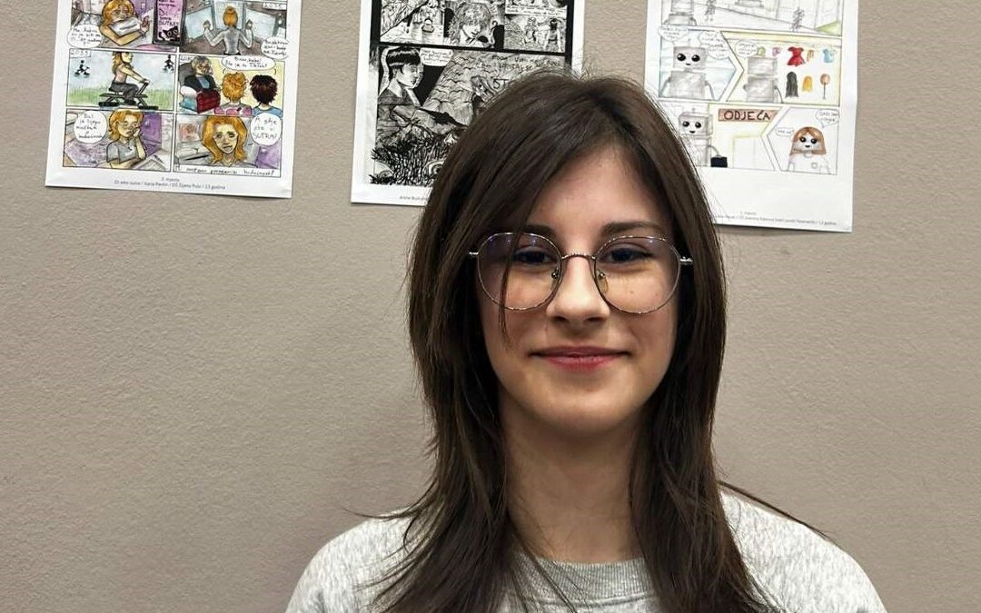 Uspjeh naše učenice na natječaju „Reci to stripom 3!“