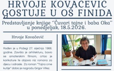 Književni susret s Hrvojem Kovačevićem u OŠ Finida